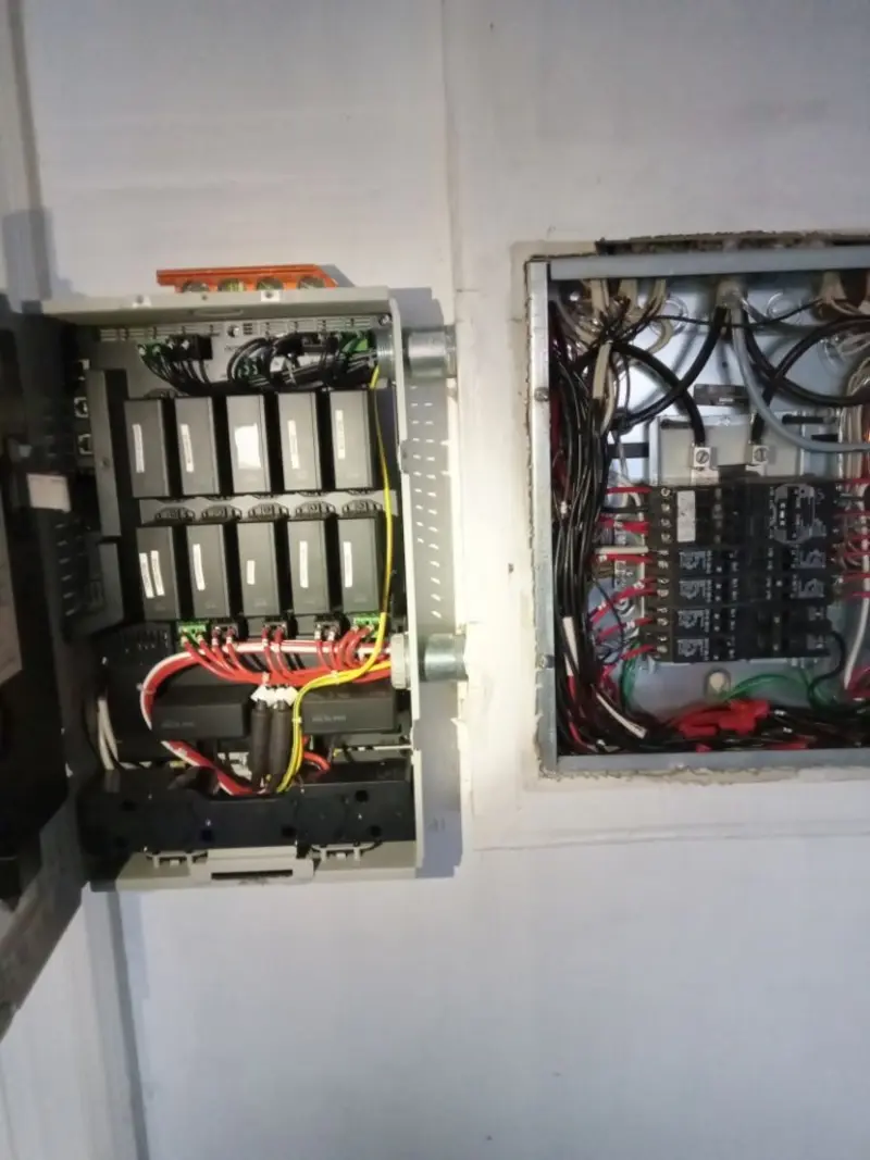 Electrical panel upgrade completed for Commercial Electrician Services in Amsterdam